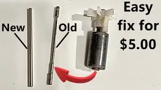 AquaClear 110 aquarium filter impeller shaft replacement!