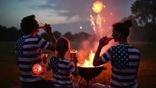 Fireworks & Bass Drops 🎆💥 | AI July 4th EDM Anthem
