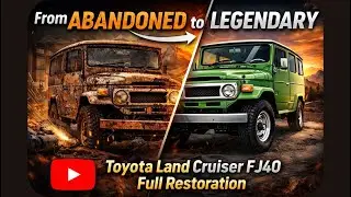 This Rusty Scrap Was Reborn | Toyota Land Cruiser FJ40 Extreme Restoration