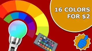16 Color LED Light Bulb from Aliexpress