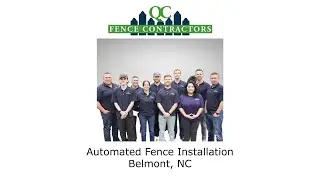 Automated Fence Installation Belmont, NC - QC Fence Contractors