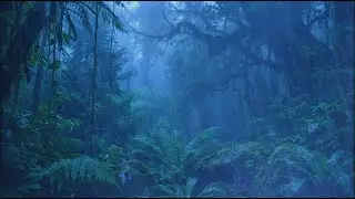 🌧️ Calming Heavy Rain & Thunder in Cozy Night Sky for Deep Sleep, Stress Relief & Focus Boost 😴
