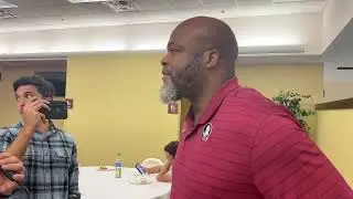 Ron Dugans discusses Winston Wright, Mycah Pittman and receivers ahead of FSU camp