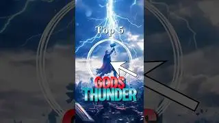 Топ-5 самых опасных богов грома😳 #шорты #вирусный