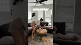 Cleaning The House Before My Husband Gets Home #cleanwithme #twinmom #toddlers #cleaningmotivation