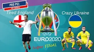 #PES2020 | #EURO2020 #FINAL ENGLAND vs UKRAINE | #ROAD_to_GLORY №7 | DATA PACK 8.0 GAMEPLAY PC