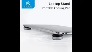 Hagibis Ergonomic Magnetic Stand Portable Cooling Pad For MacBooks and Laptops