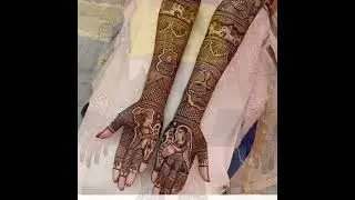 round mehndi design | bridal mehndi design | heavy mehndi design #fashion #trending
