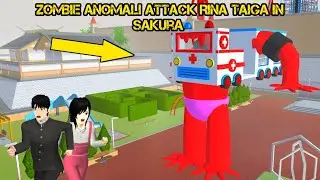 Titan Anomali Zombie Bus Ambulance Attack Rina Taiga 😱 Sakura School Simulator 