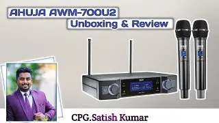 @ahuja awm-700u2 Dual pa wireless microphones (Unboxing & Full Review)@aaron.cp.official