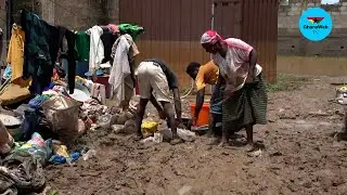 Massive piles of refuse, destroyed properties left in the wake of floods in Accra
