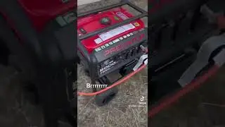 Backup home generator set up for emergencies