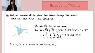 [吉娜][Cal3] Equation of planes in 3D