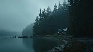 Serene Fogbound Haven 🌲 Deep Sleep Medieval Music (1 Hour)