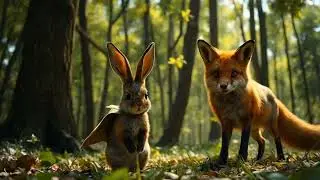 The Clever Rabbit and the Cunning Fox #MoralStory #CleverRabbit #supportme  #subscribemychannel