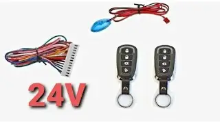 Sistem inchidere centralizata cu modul si 2 telecomenzi 24V pentru camioane