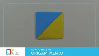 Origami toys #126 - How to make an origami menko IX (2 colors)