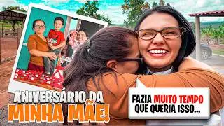 Surpresa de aniversário pra minha mãe