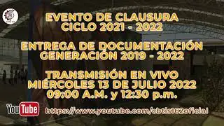Clausura Generación 2019-2021 CBTis 162