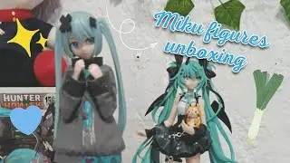 Hatsune Miku figures unboxing ⋆˙⟡ |【PL subtitles】