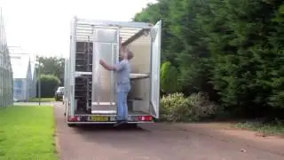 LOADING THE TRUCKSMITH LOLOADER LOW FLOOR LUTON ON AIR SUSPENSION