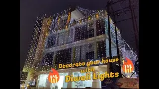 Diwali lights || Decorate your house with diwali lights || festival lights