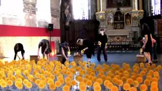 Dancing Solar Flowers Video - Tourcoing Installation - Sustainable Development Art