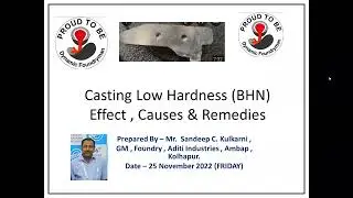 Effect & remidies of Casting low hardness