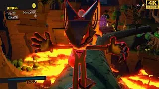 Sonic Forces | Stage 9 | Mystic Jungle - vs. Infinite | 4K (Ultra HD) | 60fps