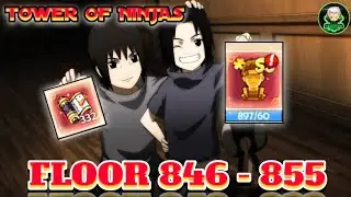 LINE UP CLEAR TOWER OF NINJA 846 - 855 NINJA GLORY | ULTIMATE NINJA AFK