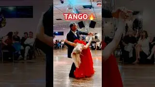 Tango with my absolute beginner student &mdash; pure passion! # tango #tangopassion #shorts #tangolove