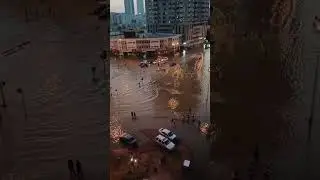 heavy rain in dubai allahu akbar😨😪😰😱#heavyraindubai