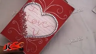 DIY How to make valentine's day Greeting Card | JK Arts 123