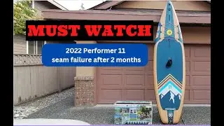 2022 Body Glove Performer 11 Seam Failure after 2 months