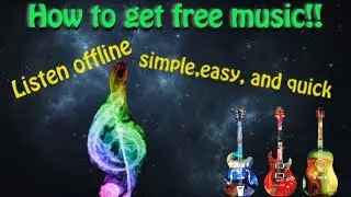 HOW TO GET/DOWNLOAD MUSIC FOR FREE!! (android)