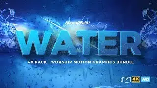 Water Background Church Motion Graphics Bundle | Sharefaith.com