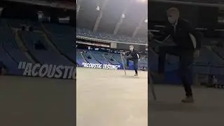 Reverb Time Measuring Technique at a Stadium!