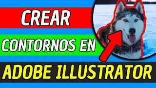 Como Crear Contornos Adobe Illustrator 2026 Facil (Imagen)