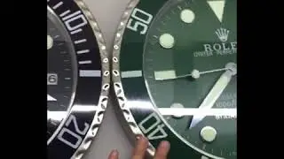 Hot selling living room Rolex Green Water Ghost wall clock personality creativity fashion clock