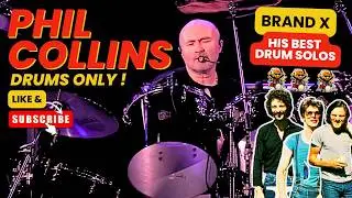 Phil collins with Brand X : HIS BEST DRUM SOLOS 🤗🤗