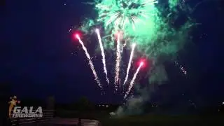 Surprise birthday firework display