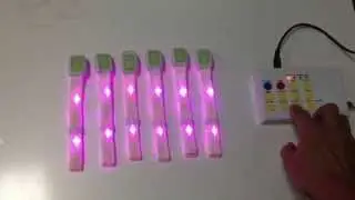 radio/remote/wireless control led wristbands/bracelets with RGB light for party/concert/event