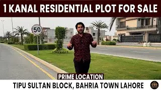 1 Kanal Commercial Plot for Sale &ndash; Tipu Sultan Block, Bahria Town Lahore | Prime Location