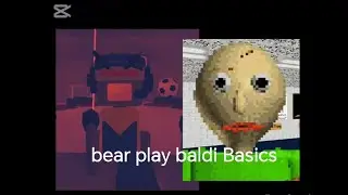 Super bear adventure bear play baldi basics meme funny part 1 #superbearadventurefunny