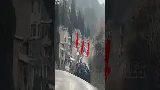When Life Hands You a Ditch, Park in It! 🚗 #truck #car #carfails #truckchina #truckfail