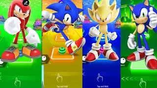 SONIC vs IMPOSSIBLE LEVELS 😱 | Tiles Hop SPEED RUN (NO FAIL!)