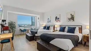 Beachfront Double Queen - CozySuites | Atlantic City (NJ), United States | Hotel Review 🛏️