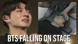 BTS (방탄소년단) FALLING ON STAGE COMPILATION