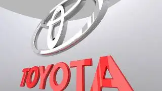 3D Model of Toyota Logo 3D v Review