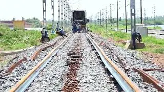 20 rail panel Flash butt welding process #indianrailways